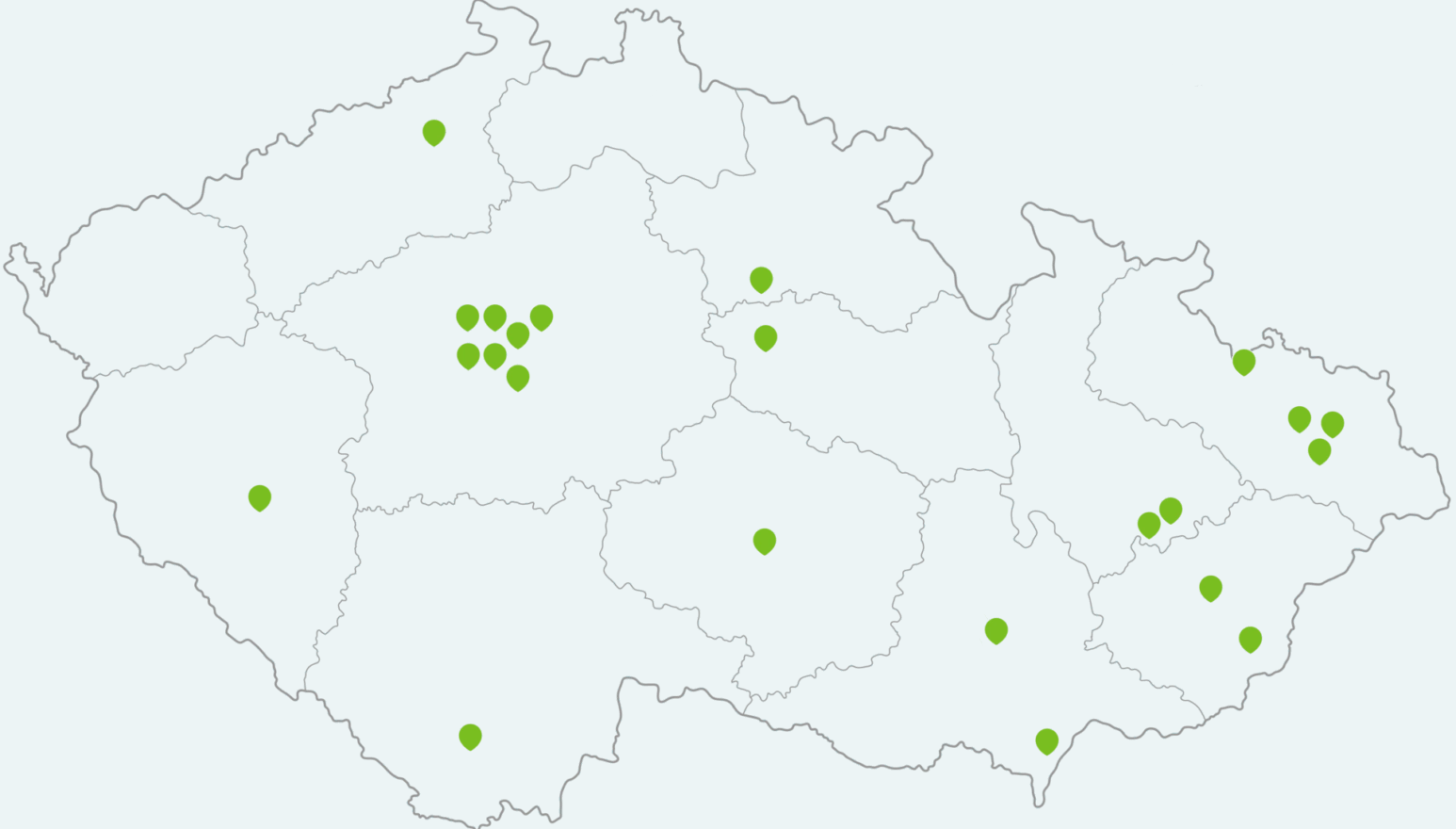 Mapa ordinací